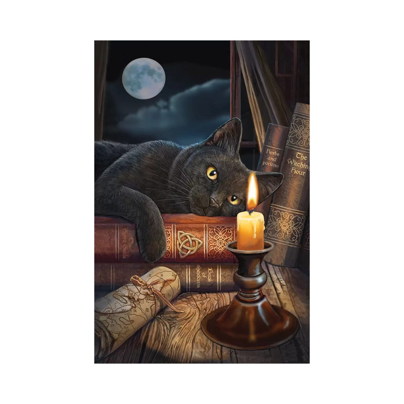The Witching Hour by Lisa Parker - Wrapped Canvas Print, 20.32 cm H x 30.48 cm W