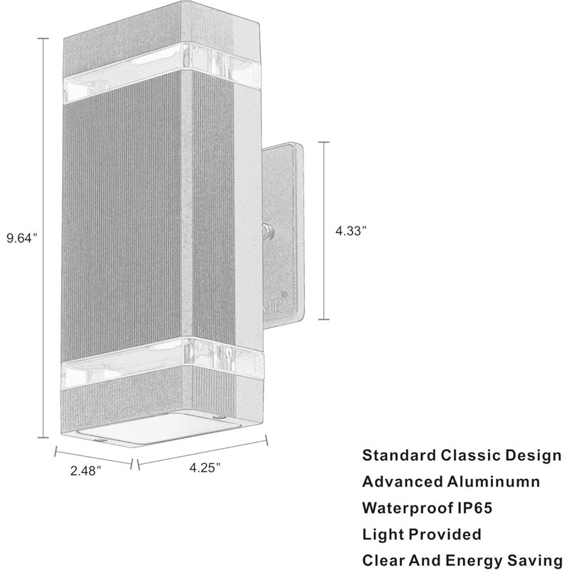 Up And Down Lights, Outdoor Wall Lights