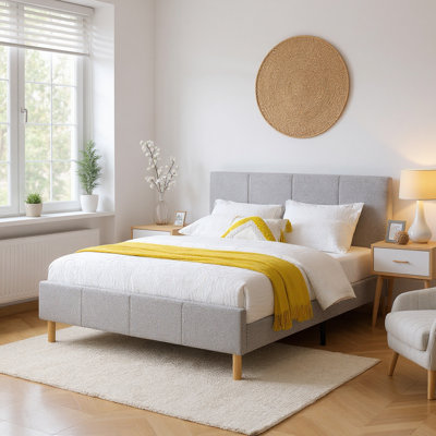 Upholstered Platform Bed by Ebern Designs