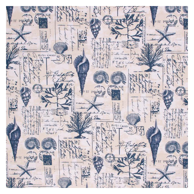 Suite Beach Journal Fabric, Mariner