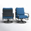 Ensemble de 2 chaises de patio en métal avec coussins Argirios-98143859