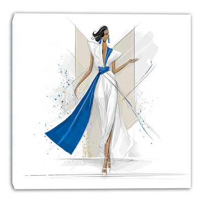 Amber Air Wrapped Canvas Wall Art