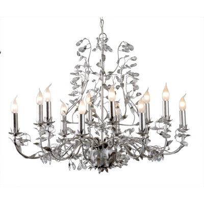 Clemmer 12 - Light Candle Style Chandelier