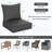 24"W X 24"D Outdoor Deep Seating Cushions 6.5” Indoor/Outdoor Seat And Back Cushion, Cushions Only-954063219-955857660