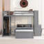 Lit mezzanine avec lit autonome, tablettes, bureau et garde-robe-1383481116-1383481115