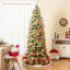 Arbre de Noël artificiel à charnières pré-éclairé avec 820 pointes givrées The Holiday Aisle®-417652583