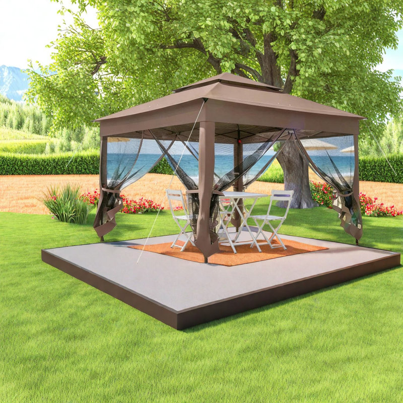Auvents portatifs et abris de jardin avec structure en métal, abri extérieur moderne