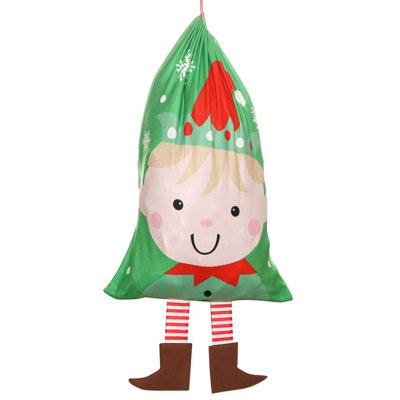 Elf Boy Christmas Sack