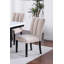 Chaise d'appoint rembourrée (ensemble de 2)