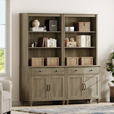 Scarlett 72.1" H x 67.7" W Bookcase