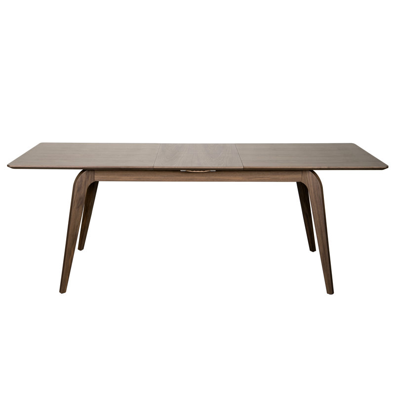 Table de salle à manger extensible Yolanda, Noyer