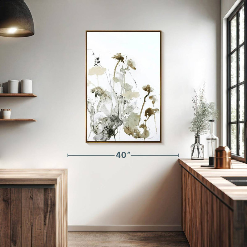 These Days I, Floating Frame Gold, 27" x 40"