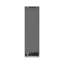ZLINE 24 po 12,4 pi³ Congélateur sur pied à panneau avec intérieur gris graphite (RBCFV-24)