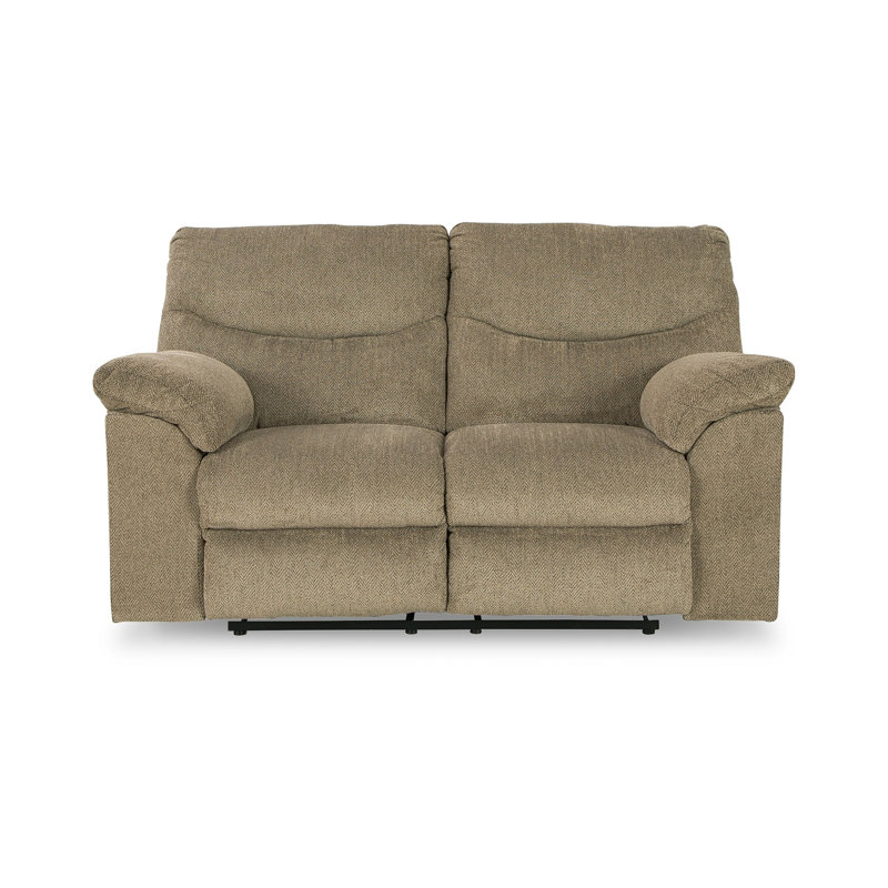Causeuse inclinable manuelle 70 po Tul, Mélange de polyester brun