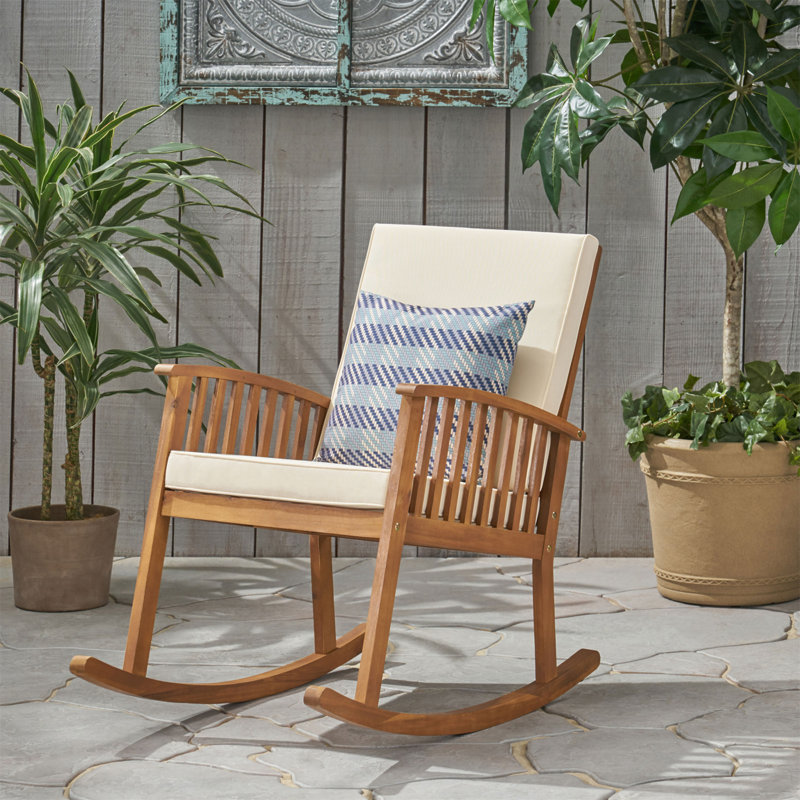 Chaise à bascule, Beige