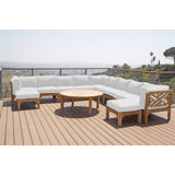 Monterey Outdoor 7 - Piece Teak Conversation Set