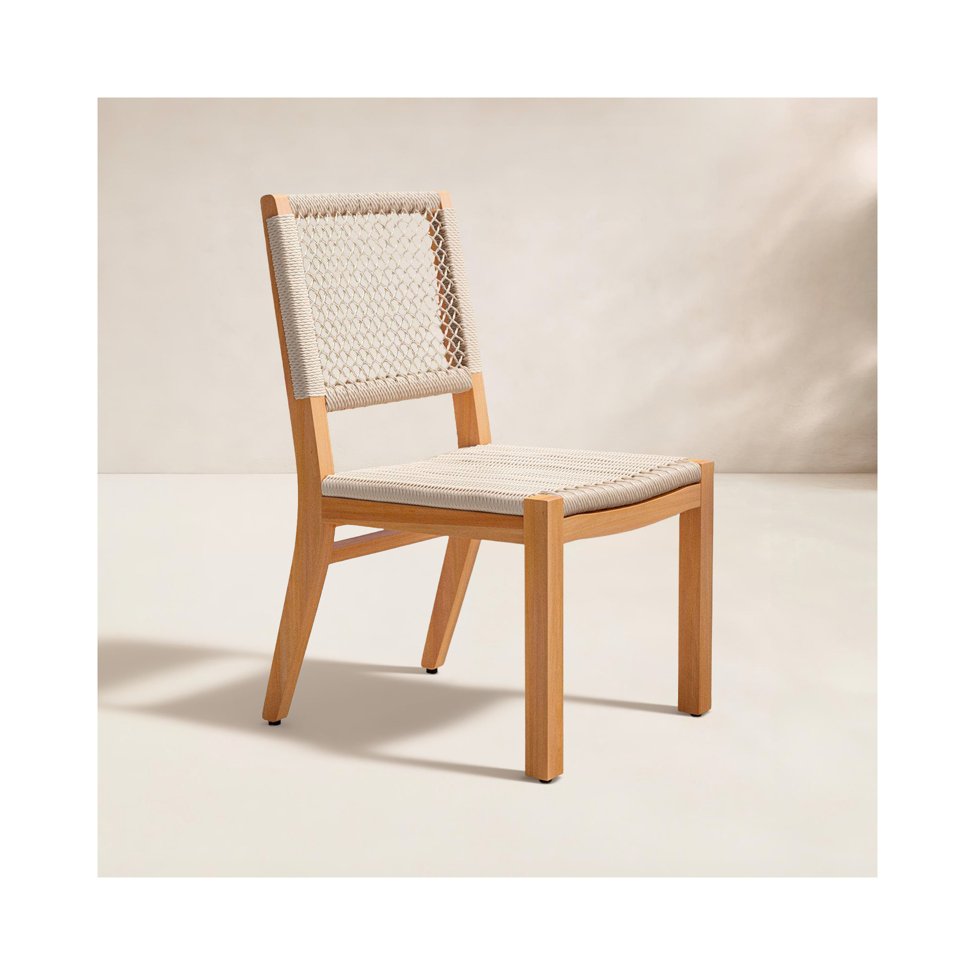 Seras Teak Patio Dining Side Chair