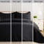 Ensemble de couvre-lit moderne en microfibre estampé moderne et contemporain-124238321