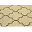 Tapis moderne touffeté à la main rectangulaire à motif treillis crème 5 pi x 8 pi Macclemmy