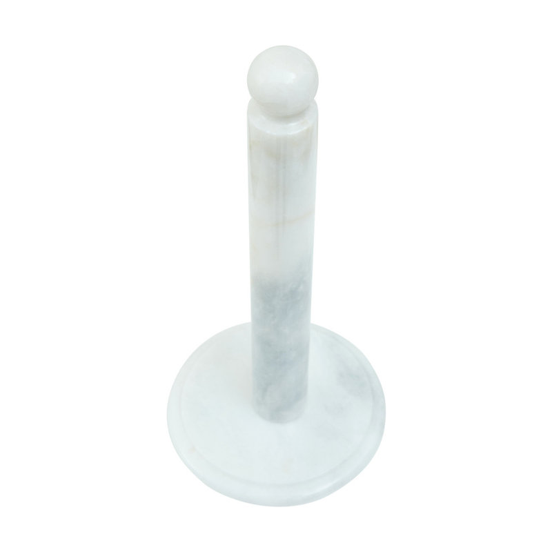 Lariviere Marble Paper Towel Holder, White