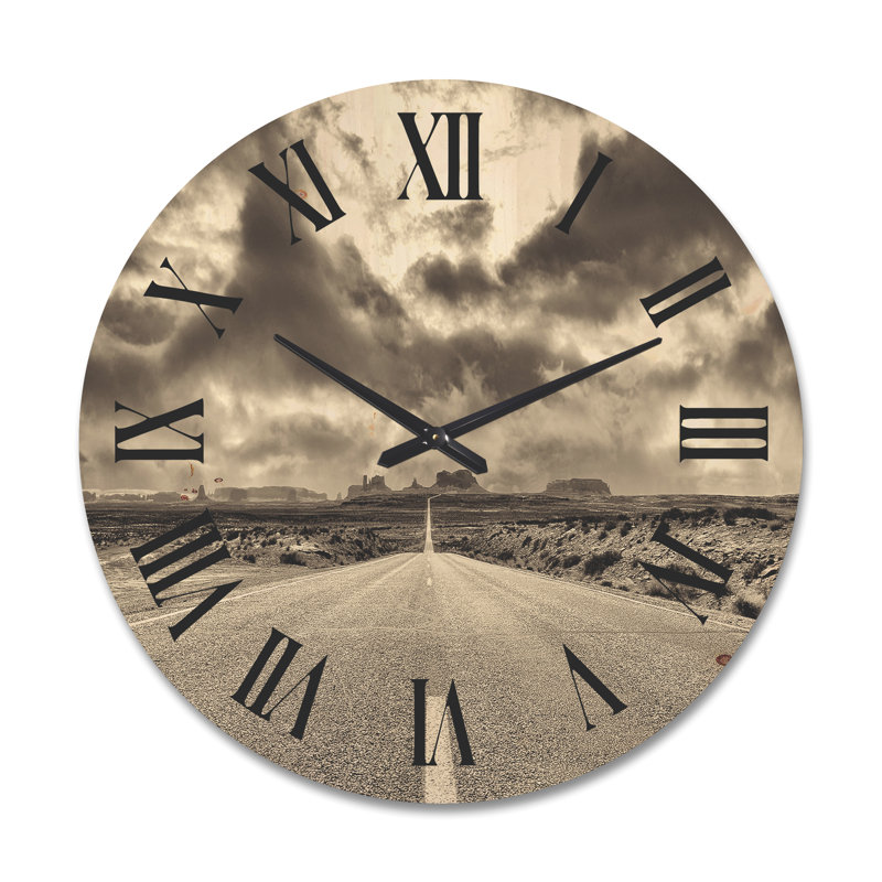 Horloge murale Monument Valley, Très large
