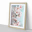 White Blossoms in Abstract - Framed Print-55612034-55612029
