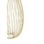 Hertel 1 - Light Gold Teardrop Pendant