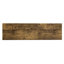 Console rustique industrielle avec forme demi-lune, métal texturé, finition bois vieilli, ajoutant une touche rétro à votre espace-556996301