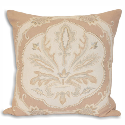 Floral Square Throw Pillow Cover