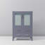 Meuble-lavabo gris foncé de 24 po X P 18,25 po, tiroirs à fermeture en douceur, rangement spacieux, conception modulaire, installation facile, entièrement assemblé, structure en bois massif, contreplaqué de classe E0
