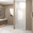 31-30"X 72" Bifold Shower Door, 1/4"(6Mm) Tempered Glass, Chrome Aluminum Frame, Explosion Proof Film, Shower Door