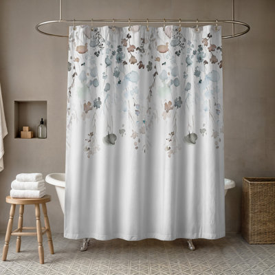 Reva Floral Single Shower Curtain