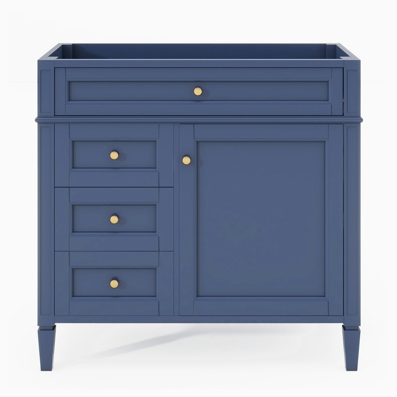 Base de meuble-lavabo simple 35,00 po seulement, Bleu