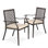 Chaises de salle à manger d'extérieur en métal Aoodor