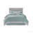 Oversized Cotton Jacquard Comforter Set Aqua Queen-127671250