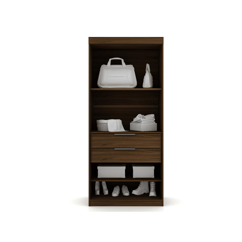 Armoire-penderie 36 po Mulberry, Châtaigne