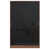 Walnut/Gloss Black
