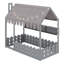 Complete Montessori Floor Bed System with Protective Fencing, Tent Attachment, Illumination, and Storage Compartments-1990225445