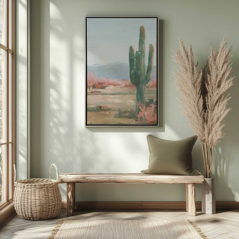 «Timeless Saguaro Cactus II», H 18,75 po x l 12,75 po, Érable américain