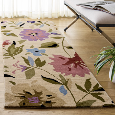 Chanler Hand Tufted Wool Floral Rug
