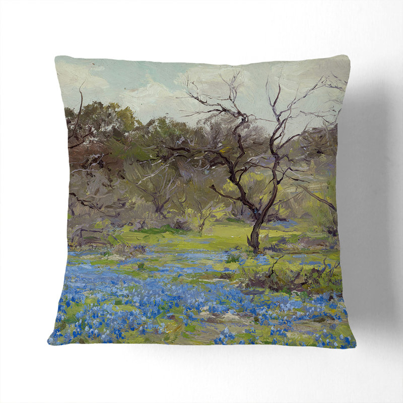 Square Cushion, 55cm H x 55cm W x 20cm D, Dark Blue