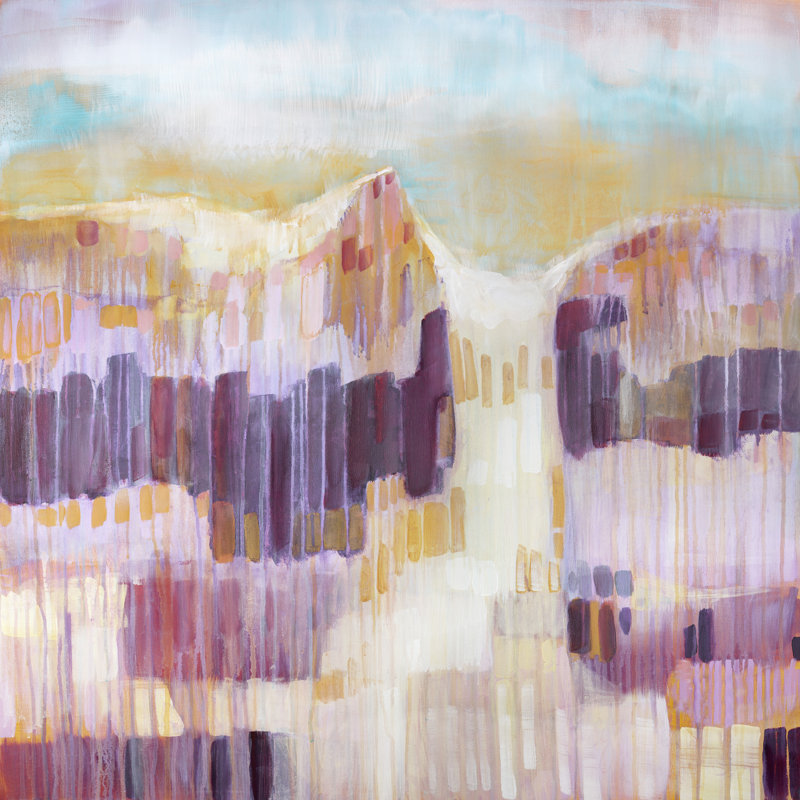 Terre Cotta Dunes II by Sue Riger - Wrapped Canvas Painting, 91cm H x 91cm W x 3.8cm D