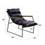Cuir de grain supérieur, fauteuil d'appoint, coussin de siège serré, largeur de 22 po, hauteur totale de l'ensemble de fabrication en mousse patinée, profondeur de 20 po, accoudoir de 24 po