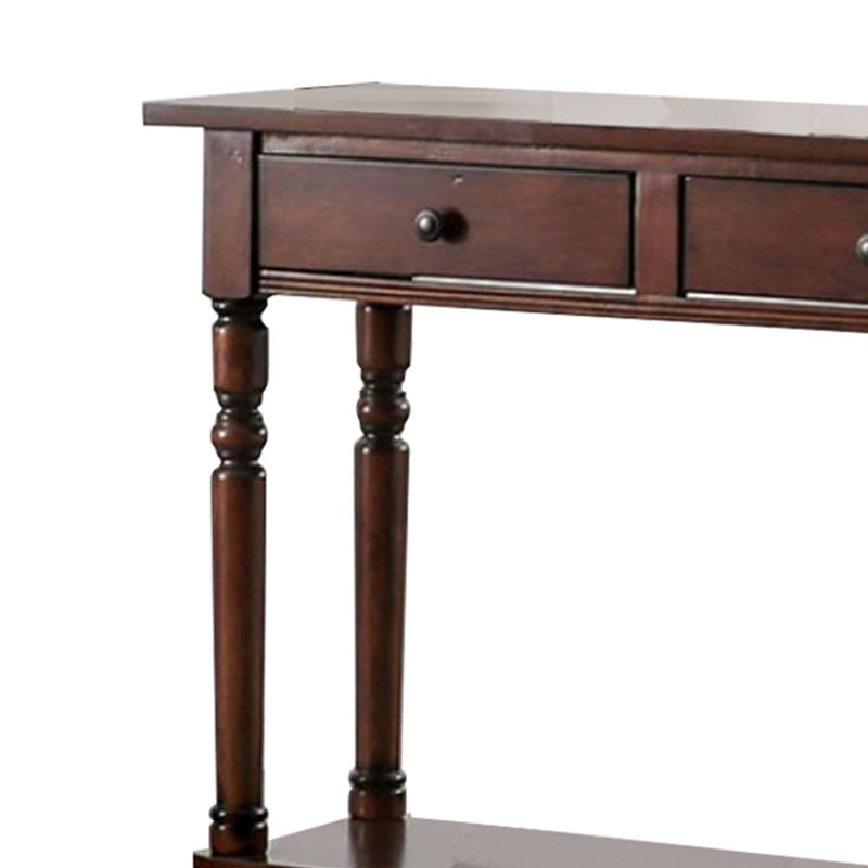 Morningside Drive 37.75'' Console Table, Cherry