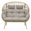 Cocona 2 Seat Standing Egg Chair-307772750-307772751