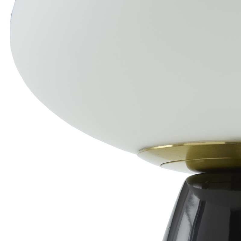 Lampe de table en céramique Deckard, Noir, noir, noir, noir