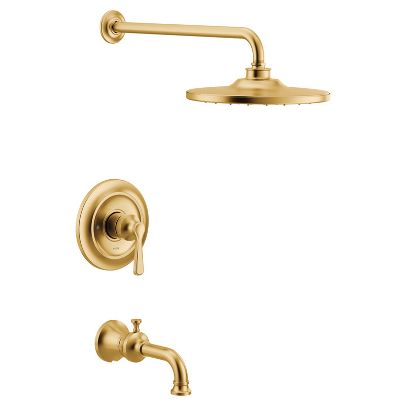 Colinet M-CORE 3-Series 1-Handle Eco-Performance Tub And Shower Trim Kit, Valve Required, Brushed Gold