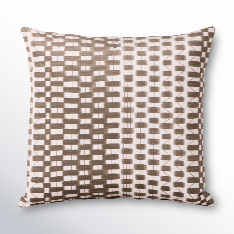 Coussin Oakden, Vert, Polyester, Carré 18 po