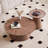 Modern and simple round coffee table