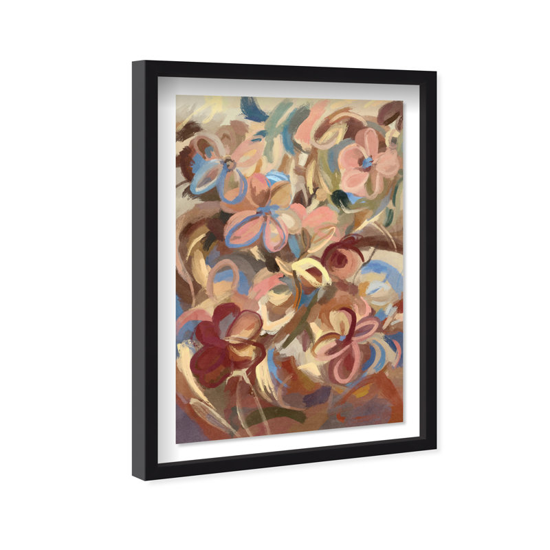 Moving Eden Print by Oliver Gal, 55.5"H x 37.5"W, Black Shadowbox